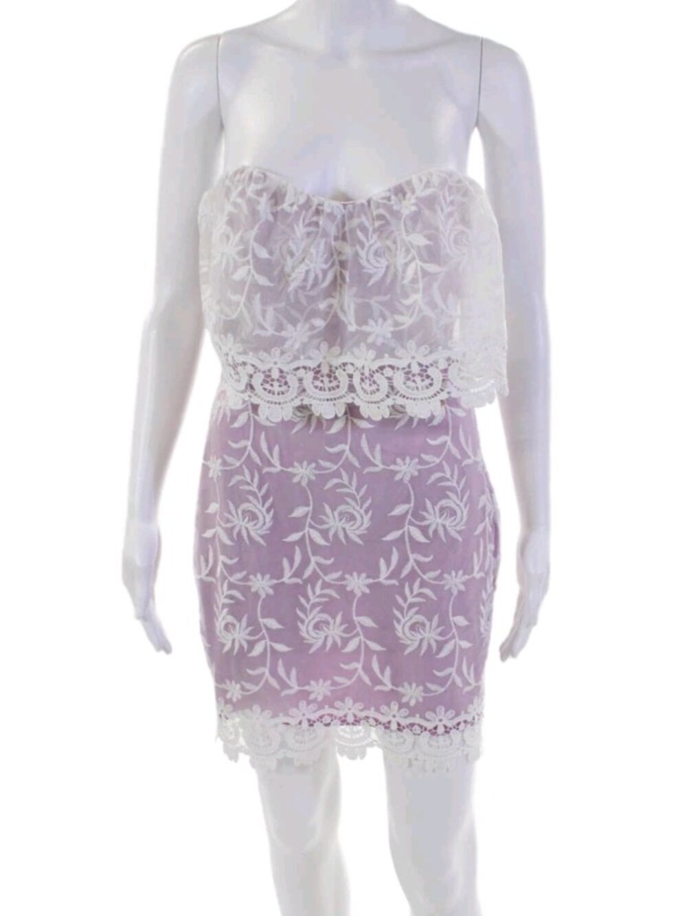 Lovers + Friends Size S Jules Strapless Mini Dress
